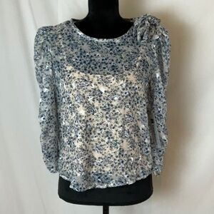 🎉 SALE Trendmates Sheer Floral Top